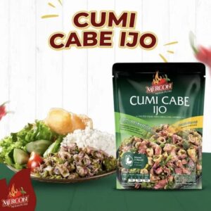 Mercon Merah Putih - Satuan || Cumi Cabe Ijo @150g